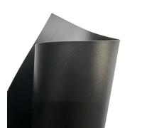 Plaques Plastiques PP Noir/Blanc Givré 300x250mm Panneaux Polypropylène Épaisseur 0.3-2mm Feuilles Mate Givrées Anti-Reflet For Bricolage Maquettes Loisirs Créatifs Industriel(Black,Thick:1mm-6pcs)