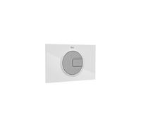 Plaques pour bâti-supports DUPLO ONE PL4 One Dual Combi blanc brillant/chromé mat - ROCA A890198005