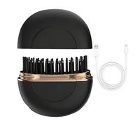Plaques pour cheveux de voyage - à cheveux, brosse à cheveux chauffée, peigne rechargeable avec réglages à 3 températures, chaleur rapide, adaptée aux voyages pour cheveux longs, courts,