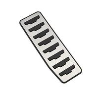 Plaques Rechange Pédale frein Pour Jaguar Pour E-pace Pédales De Voiture Repose-pieds Couvercle De Pédale De Frein À Gaz Accessoires Couvre Pédale Embrayage(1Pc Rest LHD)