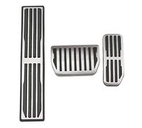 Plaques Rechange Pédale frein Pour Jaguar Pour XE X760 Pour XF X260 Pour F-PACE Pédales Accélérateur Frein À Gaz Repose-pied Accessoires Couverture Pédale Couvre Pédale Embrayage(3Pc whole set)
