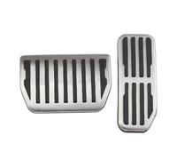 Plaques Rechange Pédale frein Pour Jaguar Pour XE X760 Pour XF X260 Pour F-PACE X761 Pédales Accélérateur Frein À Gaz Repose-pied Accessoires Couverture Pédale Couvre Pédale Embrayage(2Pc AT)