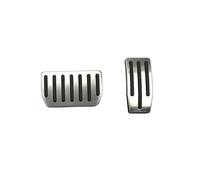 Plaques Rechange Pédale frein Pour Tesla Pour Modèle XS Siège Frein Accélérateur Métal Pédale Pied Sans Trous Pièces Intérieures Accessoires Voiture Couvre Pédale Embrayage(A-Gas plus brake)
