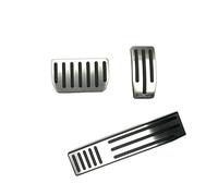 Plaques Rechange Pédale frein Pour Tesla Pour Modèle XS Siège Frein D'accélérateur Métal Pédale Pied Cabine Sans Trous Pièces Intérieures Accessoires Voiture Couvre Pédale Embrayage(C-Three-piece set)