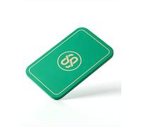 Plaques rectangulaires de jetons de Poker Godel SLOWPLAY, Paquets de 10 pièces, Plaques Professionnelles de Style européen sans dénomination, Composite de céramique 34 grammes(Vert)