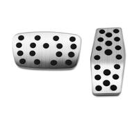 Plaques Repose-Pieds Accélérateur Gaz Carburant Frein Pédale Repose-pieds Tapis Couverture Voiture Embrayage Pour Saab 1999 2000 2001 2002 2003(Steel With Clip AT)