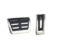 Plaques Repose-Pieds Pour A3 Q2 Pour Seat Pour Leon 5F MK3 Pour Skoda Pour Octavia A7 Style Voiture Frein À Carburant Jeu Couvercles Pédale Morte(AT)