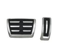 Plaques Repose Pieds Pour A6 C8 2019 2020 Acier Inoxydable À Berline Auto Frein Carburant Repose-pieds Pédale Voiture Pédales Pad 3 Pièces(2pcs)