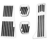 Plaques Repose-Pieds Pour Mazda 3 6 CX3 CX5 CX7 CX9 AXELA Atenza 2017-2019 Auto pédale accélérateur embrayage de frein la couverture intérieur(LHD MT 4pcs)