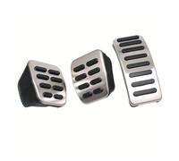 Plaques Repose-Pieds Pour Polo Pour Golf 4 Pour Bora Pour Beetle RSi GTI R32 Pour A3 8l Pour Siège Repose-pieds À Pédale Morte Acier Inoxydable LHD(Mt)