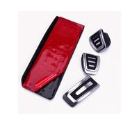 Plaques Repose-Pieds Pour Seat Pour Leon 5F MK3 Pour Skoda Pour Octavia A7 Pour A3 Q2 Style Frein À Carburant Jeu Couvercles Pédale Morte Pâte Repos(MT WITH REST)