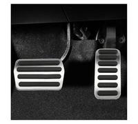 Plaques Repose-Pieds Pour Volvo S40 V40 C30 Accélérateur Frein D'embrayage AT MT Couvercle De Pédale Antidérapant En Acier Inoxydable(At)