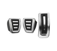 Plaques Repose-Pieds Pour VW Pour Golf 4 MK4 Pour Polo Pour Bora Pour Jetta Pour A1 A3 TT Pour Skoda Pour Fabia Pédales De Voiture Couvercle Pédale(Mt)