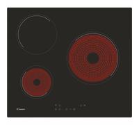 Plaques VitroCéramiques Candy CH63CC 4U2 60 cm 5500 W Noir Noir G