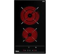 Teka Plaque vitrocéramique VITRO TBC 32010 TTC BK – 2 feux, 3000 W, fonction chronomètre