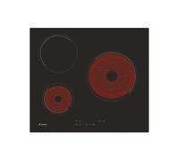 Plaques VitroCéramiques Candy CH63CC 4U2 60 cm 5500 W Noir G