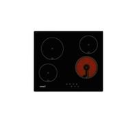 Cata Plaque vitrocéramique TN 604 – 4 zones, 6 kW, commande tactile, 9 niveaux – Noir 59 cm