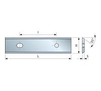 Plaquette 35° 40x12x1,5 I26 - F03FH03356 -CG20MLA310 G