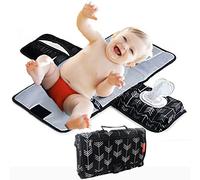 Plaquette à Changement De Couches De Bébé Portable Imperméable Pliable Et Douce Touchée Avec Plusieurs Compartiments Et Coussin De Tête Encastré, Tapis De Changement Pour Bébé Nouveau-né Voyage Rapide