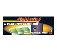 Plaquette anti-suie pour poêles à mazout - DIABLOTIN - lot de 6 - Décompose et élimine la suie