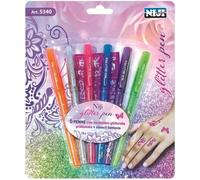 Plaquette avec 6 stylos et pochoir pour tes Tatouages