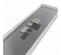 Plaquette de carbure de silicium 4H-N - Plaquette SiC polie double face for applications semi-conductrices avancées(5x10mm 3PC)