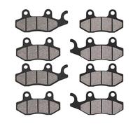 Plaquette de frein à disque Compatible Avec Yamaha YXR700F (tous Modèles) 2008-2014 Plaquettes Frein Avant Arrière Pour Moto VTT Accessoires Pour Moto(4 pairs)