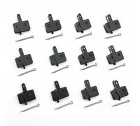 Plaquette De Frein À Disque Plaquettes De Frein À Disque Vélo pour Shimano pour Deore B01S B03S B05S MT200 MT400 MT500 UR300 M3050 Résine/Semi-métal/céramique(12Pairs Semi-Metal)