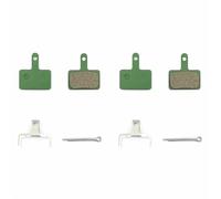 Plaquette De Frein À Disque Plaquettes De Frein À Disque Vélo pour Shimano pour Deore B01S B03S B05S MT200 MT400 MT500 UR300 M3050 Résine/Semi-métal/céramique(2Pairs Ceramics)