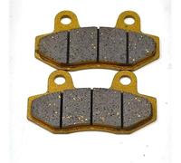 Plaquette de frein arrière de moto Plaquettes de frein pour moto GY6 pour scooter, cyclomoteur, VTT 50cc, 70cc, 100cc, 125cc, 140cc(Jaune)