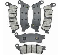 Plaquette De Frein Disque Moto Plaquettes De Frein Avant Et Arrière Pour Moto Pour CTX1300 CTX1300A / Deluxe CTX 1300 1300A, Pièces Rechange Métalliques Plaquettes Pièces(Avant arrière)