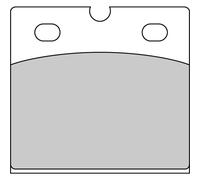 Plaquette de Frein FERODO FDB108P Platinum pour Moto Guzzi 1000 Route 1993-1994