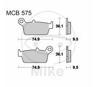 TRW MCB575RSI Plaquettes de frein