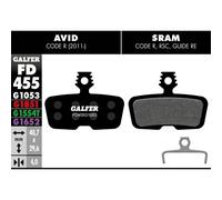 Plaquette de frein Galfer Avid Code R 2011 - Guide Re Noir