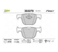 Plaquette de frein gamme first BMW 3 series 07.12> - VALEO - 302279