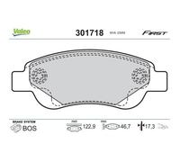 Plaquette de frein gamme first Citroën C1 - VALEO - 301718