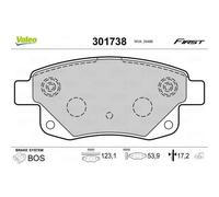 Plaquette de frein gamme first Ford transit - VALEO - 301738
