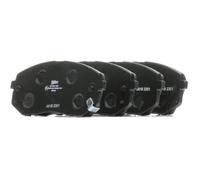 VALEO Plaquettes de frein Essential 301324, Jeu de 4 plaquettes Essieu avant - Certifiées ECE-R90