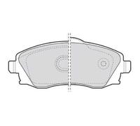 Plaquette de frein gamme first Opel MercedesIVa - VALEO - 301456