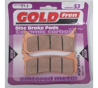 Plaquette de frein Gold Fren compatible avec Deux Roues Husaberg AV BERINGER