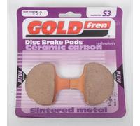 Plaquette de frein Gold Fren compatible avec Moto Harley Davidson 1340 FLSTN Heritage Softail Nost 1993 à 1999 AVG/AVD