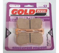 Plaquette de frein Gold Fren compatible avec Moto Harley Davidson 1690 FLHTCUTG Tri Glide Ultra Classic Trike 2014 à 2015 ARG/ARD