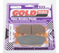 Plaquette de frein Gold Fren compatible avec Moto Yamaha 1600 Xv A Wild/Road Star 1999 à 2002 AVG/AVD