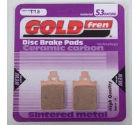 Plaquette de frein Gold Fren compatible avec Scooter LML 125 LML Star i 4T 2010 à 2015 AVG