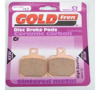 Plaquette de frein Gold Fren compatible avec Scooter Piaggio 125 X8 2004 à 2005 ARD/Etrier arrière Brembo