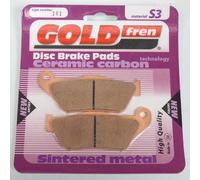 Plaquette de frein Gold Fren compatible avec Scooter Yamaha 250 XP R X-MAX 2005 à 2009 AVG/Etrier AV Brembo/Sans ABS / 1CO