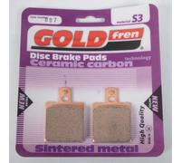 Plaquette De Frein Gold Fren Pour Moto Cagiva 650 Elefant 1985-1985 Ar Neuf