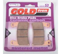 Plaquette De Frein Gold Fren Pour Moto Honda 400 Cb Super Four 1999 À 2003 Avd / Sfx/Sfy/Sf1/Sf2/Sf3 Neuf