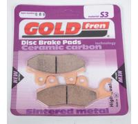 Plaquette De Frein Gold Fren Pour Moto Mz 125 Rt 2000 À 2006 Ar Neuf