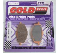 Plaquette De Frein Gold Fren Pour Moto Yamaha 225 Xt 1997 À 2006 Avg / 4vw1/3/5/7/94vwa/B/D/G/J/L Brasil Neuf